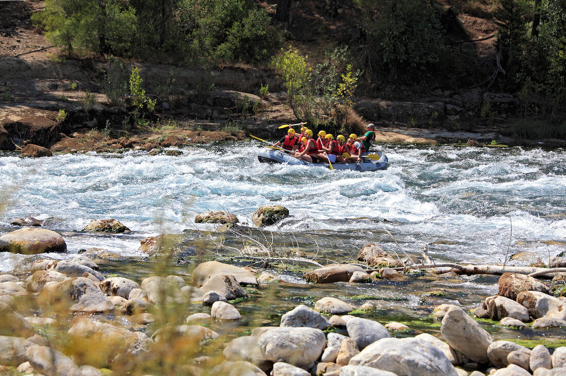 Köprülü: Köprülü-Canyon, Strom- schnellen, Rafting