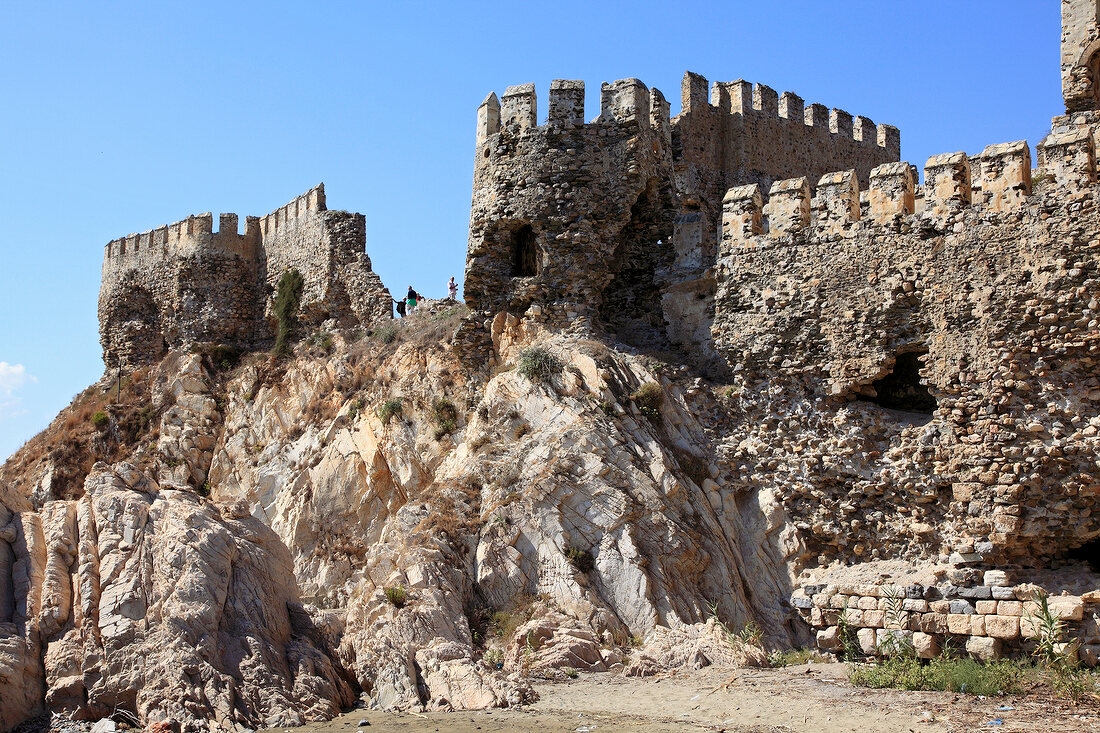 Anamur: Mamure Kalesi, Burgruine 