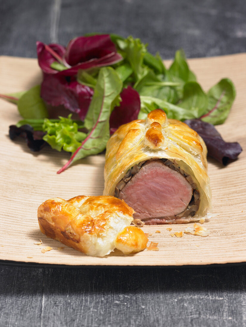 Fillet in puff pastry