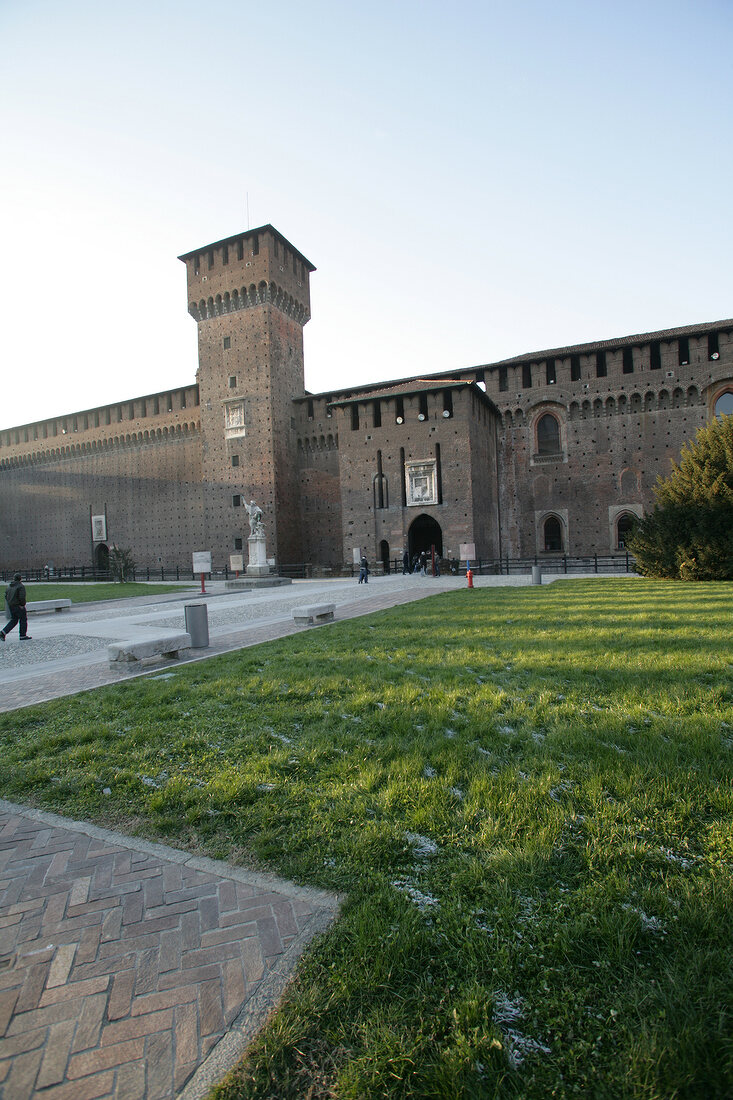 Castello Sforzesco Kultur in Mailand Italien