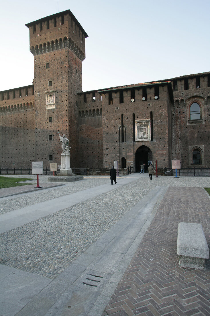 Castello Sforzesco Kultur in Mailand Italien