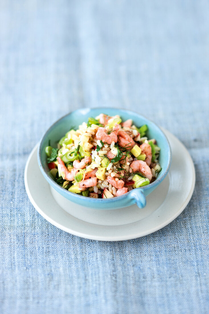 Genussrezepte für zwei, Reis-Krabben-Salat mit Avocado