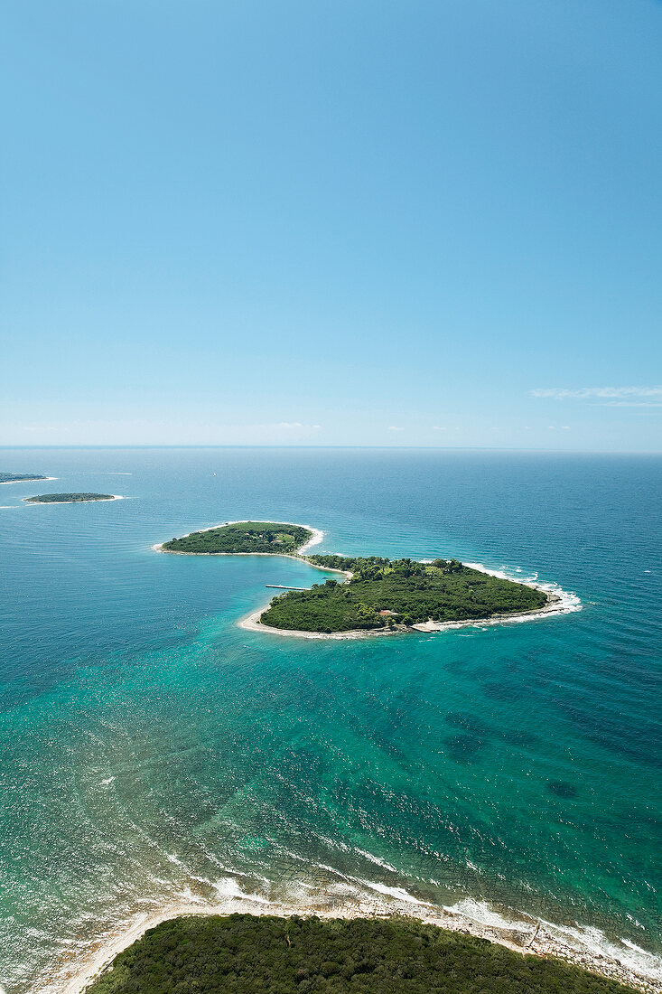 Kroatien: Adriatisches Meer, Inseln, Luftaufnahme