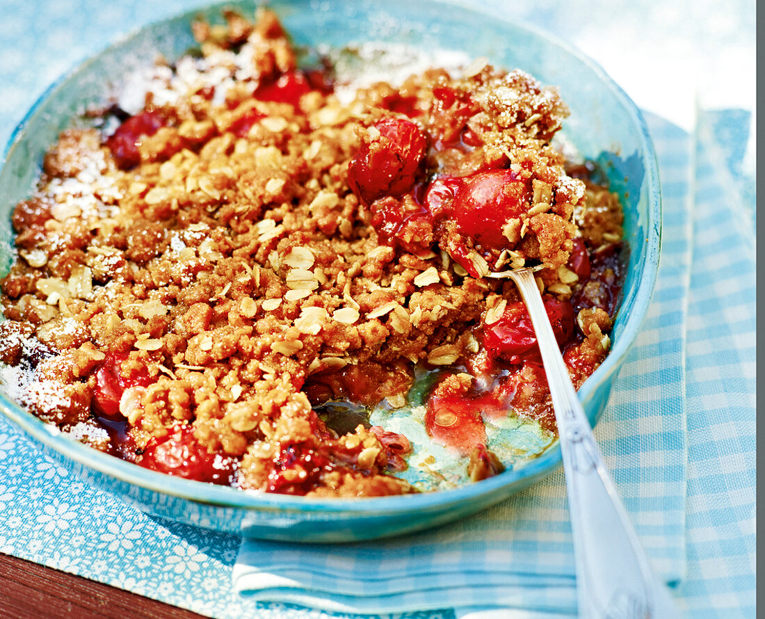 Gartenküche, Stachelbeer- crumble