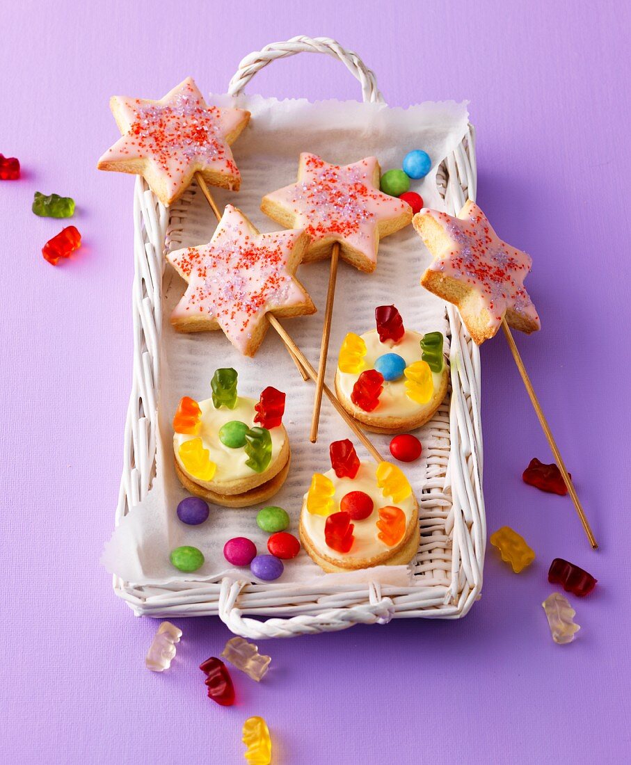 Baking for children: magic wands and carousel biscuits