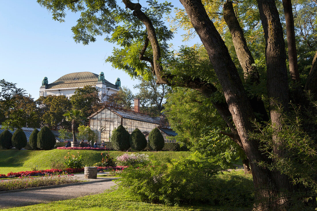 View of Zagreb Botanical Garden, Croatia