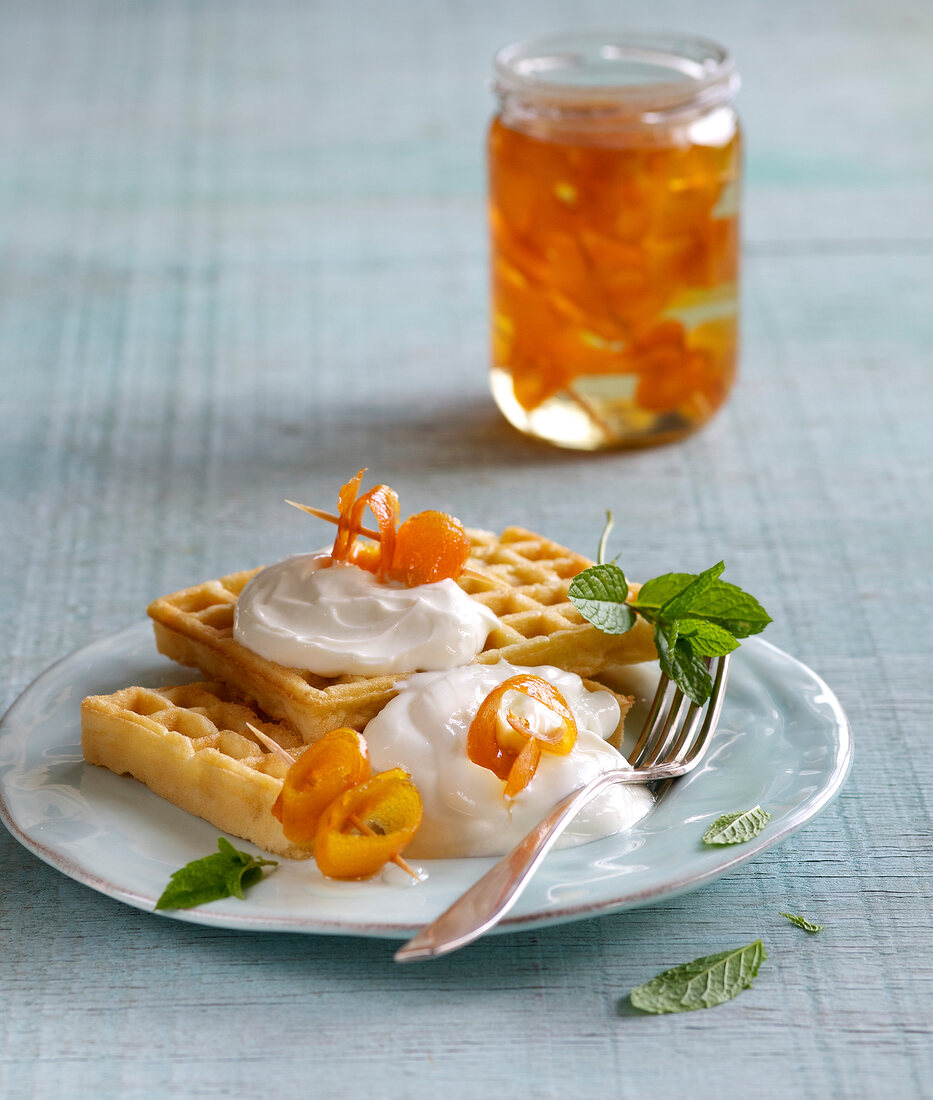 Alles hausgemacht, Waffeln mit Sahne