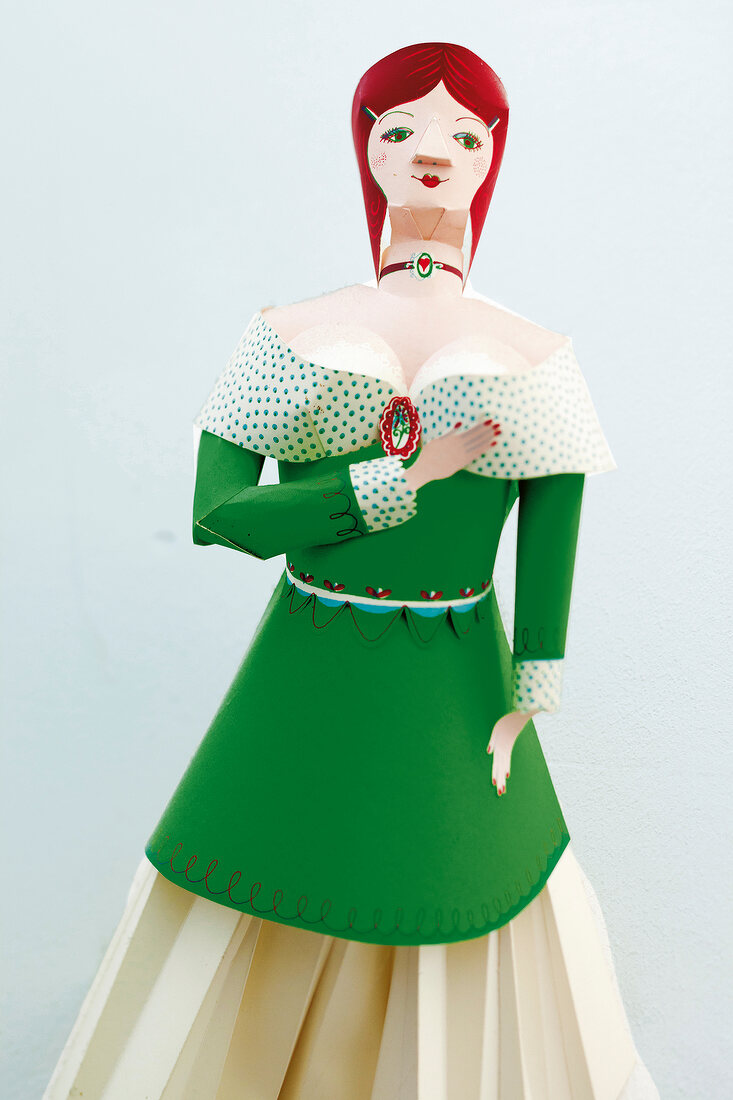 Close-up of queen of heart's figurine