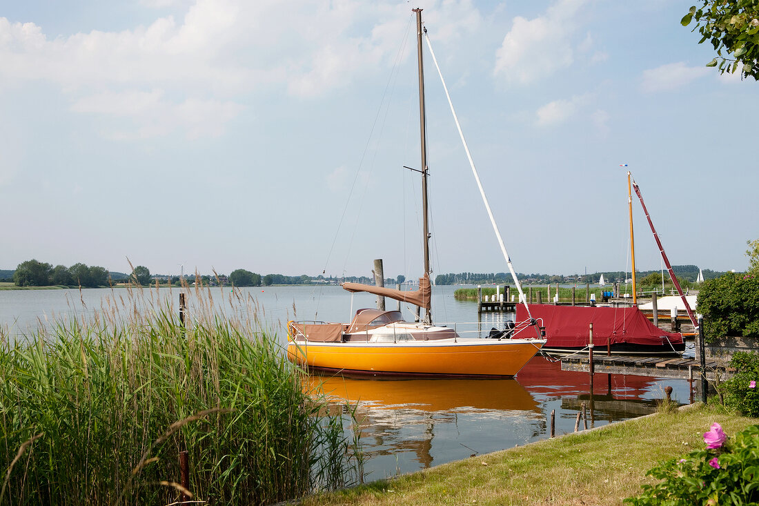 Fishing boats on Baltic Coast, Schleswig-Holstein