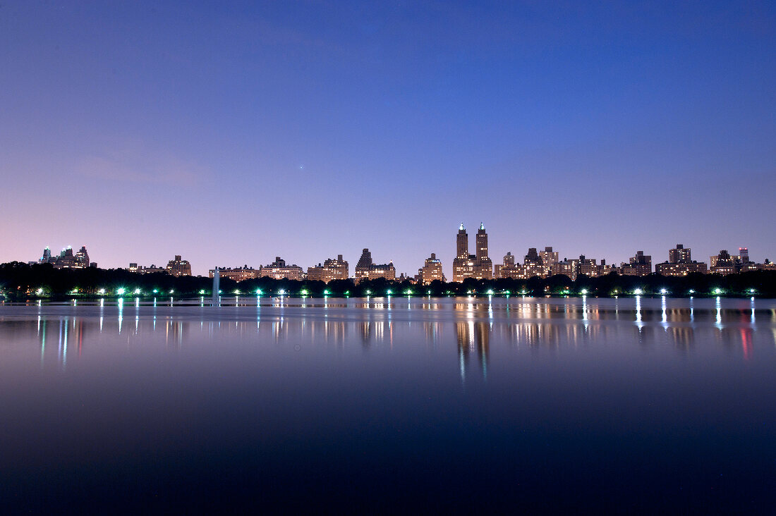 New York: Onassis Reservoir im Central Park