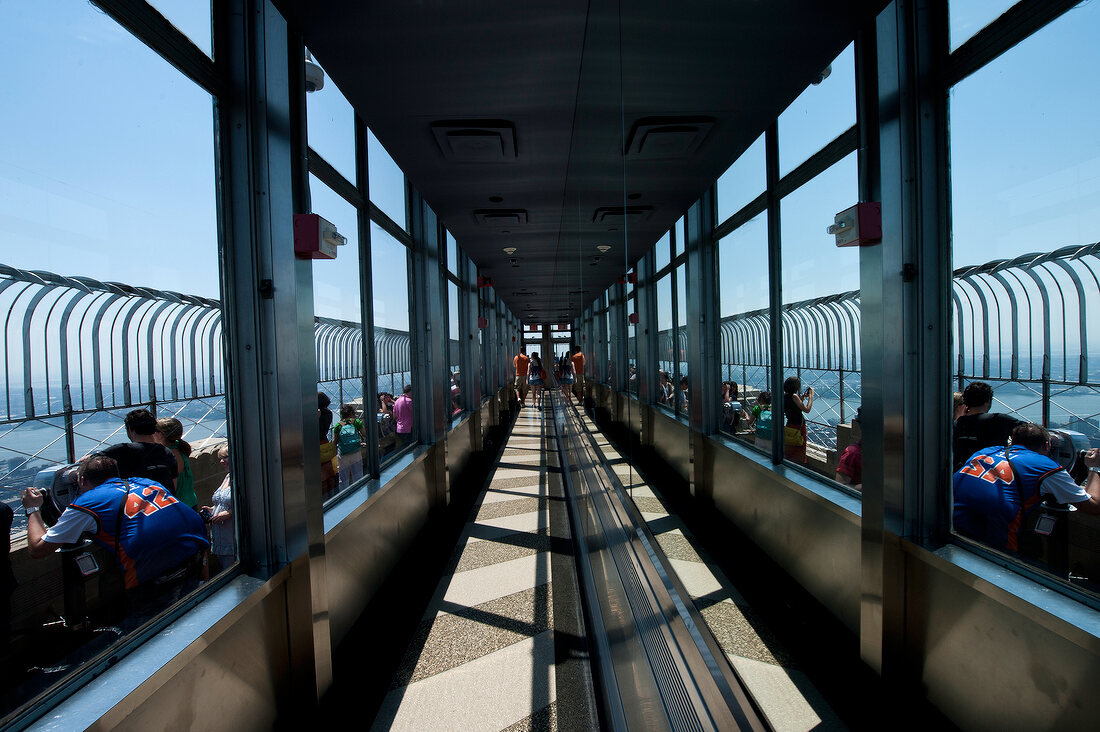 Corridor of Empire State Building, New York