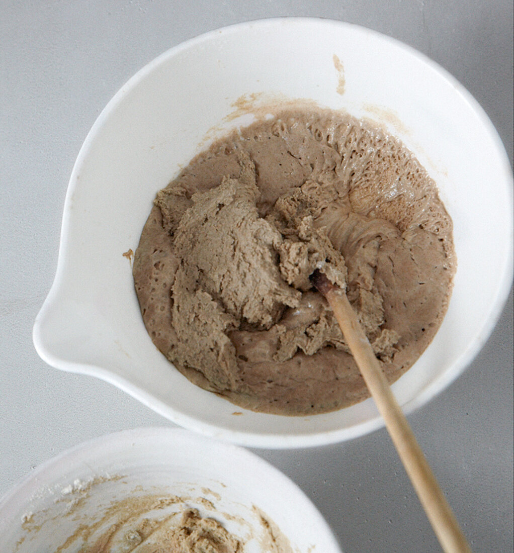 Brot, Sauerteigansatz: Ansatz zum zweiten Mal füttern, Step 5