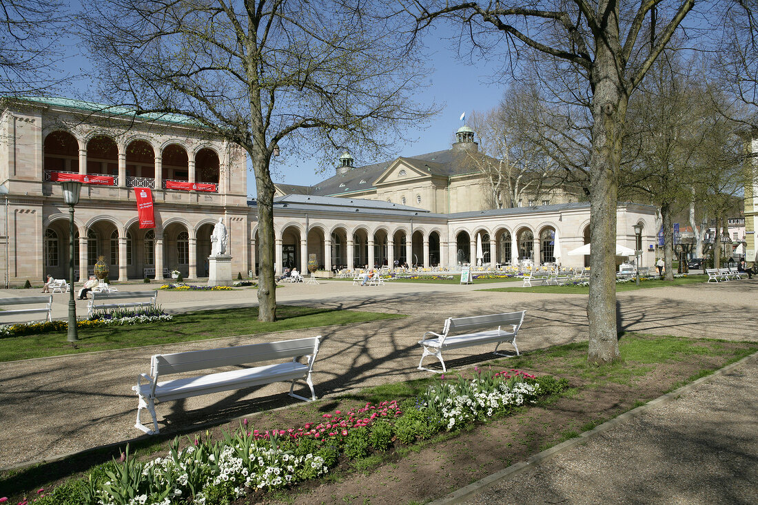 Kurpark Bad Kissingen Bayern Deutschland