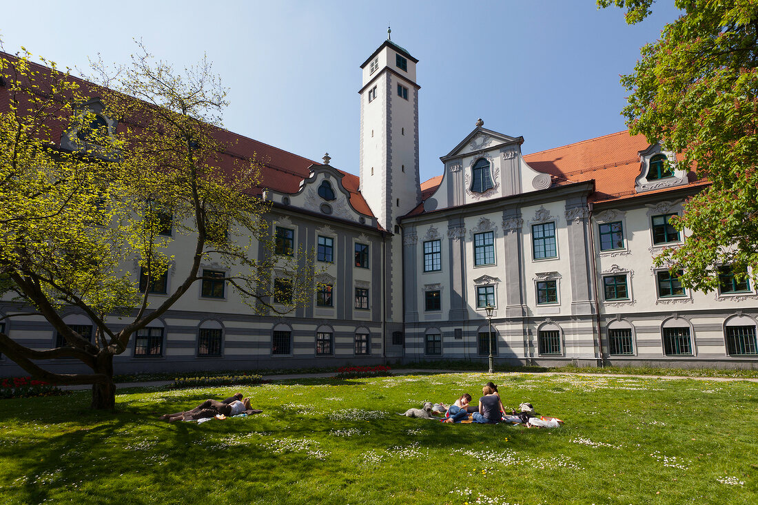 Augsburg: Bayern, Schwaben, Fronhof beim Dom, Fürstbischöfliche Residenz