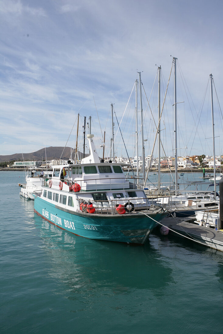 Hafen von Corralejo Fuerteventura Spanien