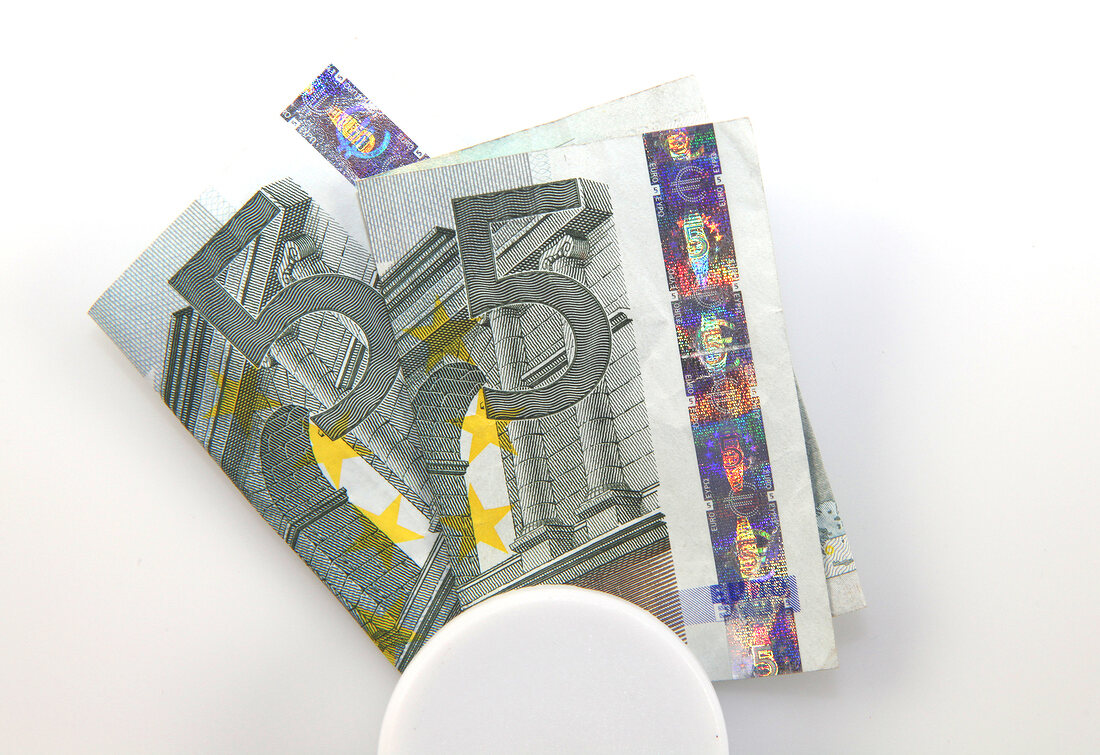 Geldscheine, Euro, 5-Euro-Scheine Fünfeuroschein