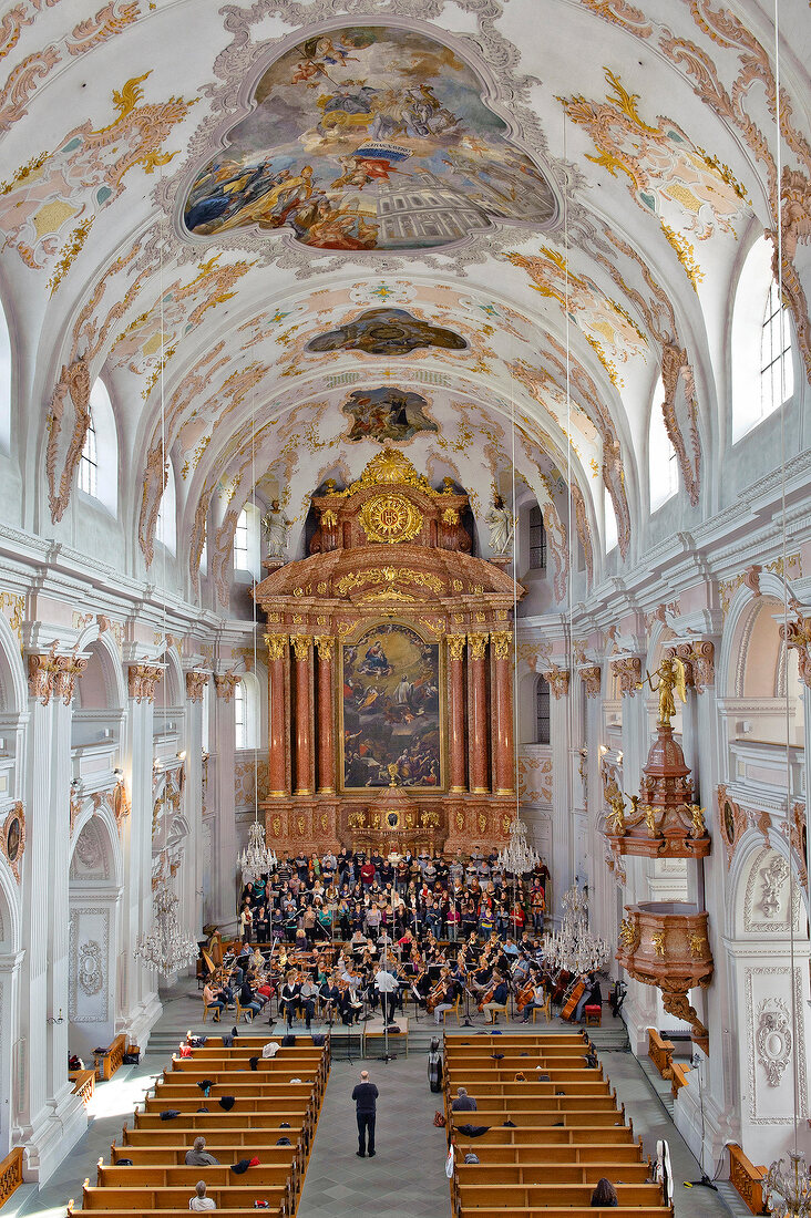 Schweiz, Luzern, Jesuitenkirche St. Franz Xaver