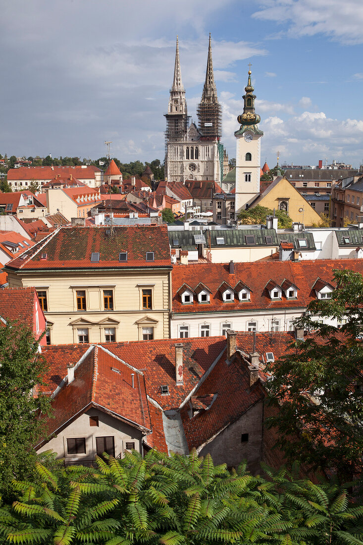 View of Zagreb city, Croatia