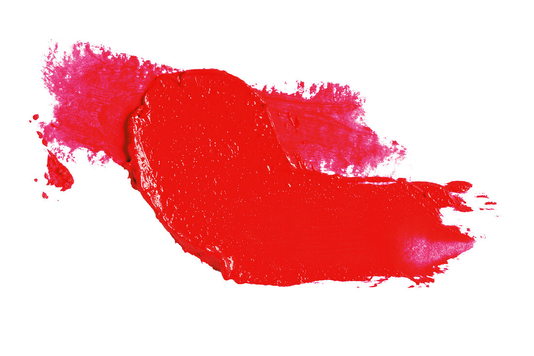 Rote Lippenstiftfarbe, Freisteller 