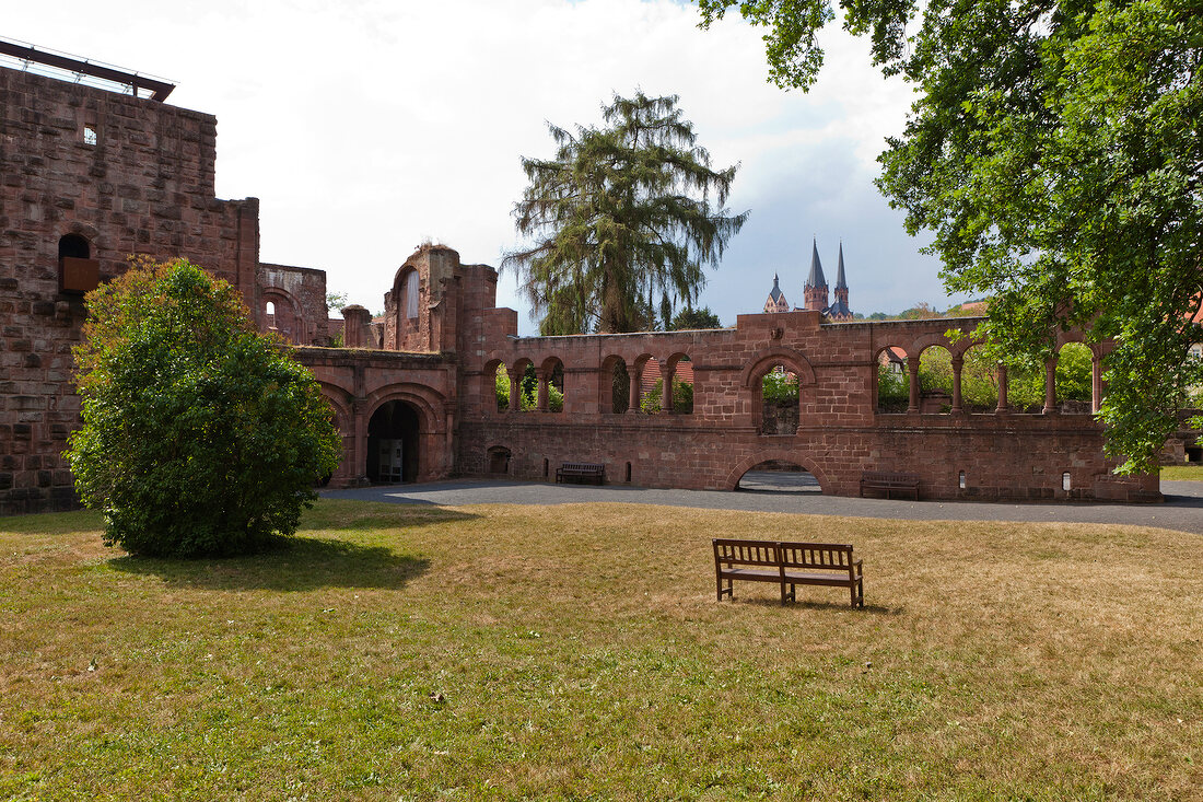 Ruins of Imperial Palace in Gelnhausen, Hesse, Germany