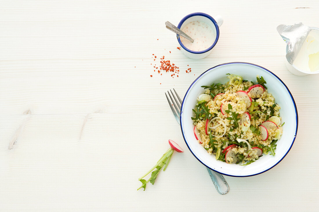 Kochen auf Sparflamme Bulgursalat mit Radieschen