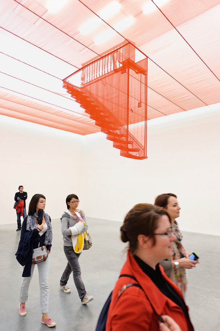 London, Southwark, Tate Gallery of Modern Art, Staircase-III