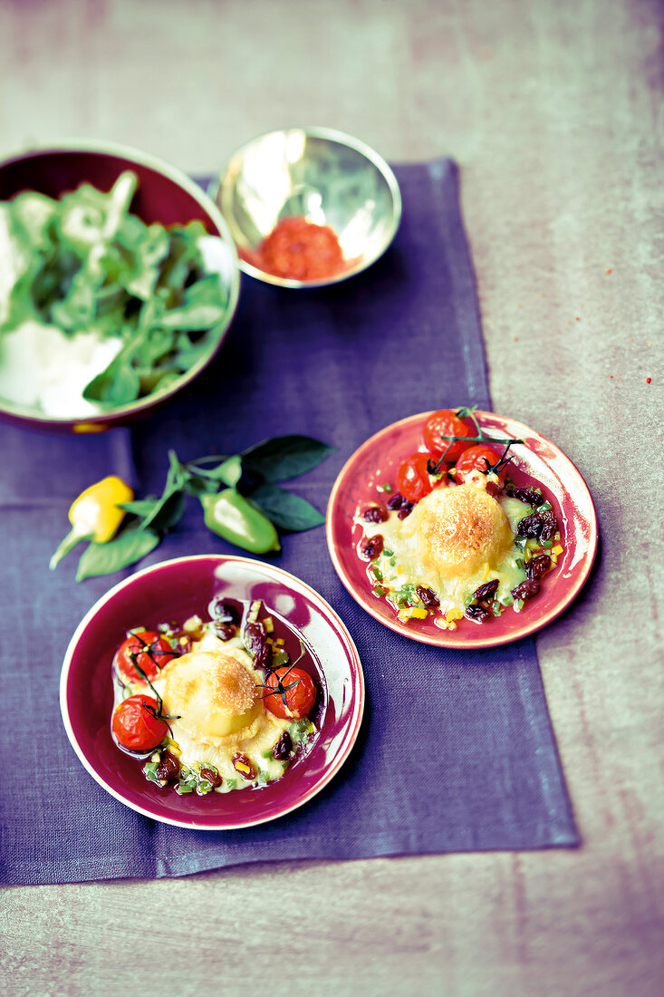 Gratinierter Ziegenkäse mit Herbstsalat