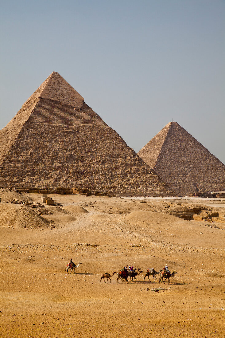 Ägypten, Gizeh, Pyramiden von Gizeh, Aufmacher