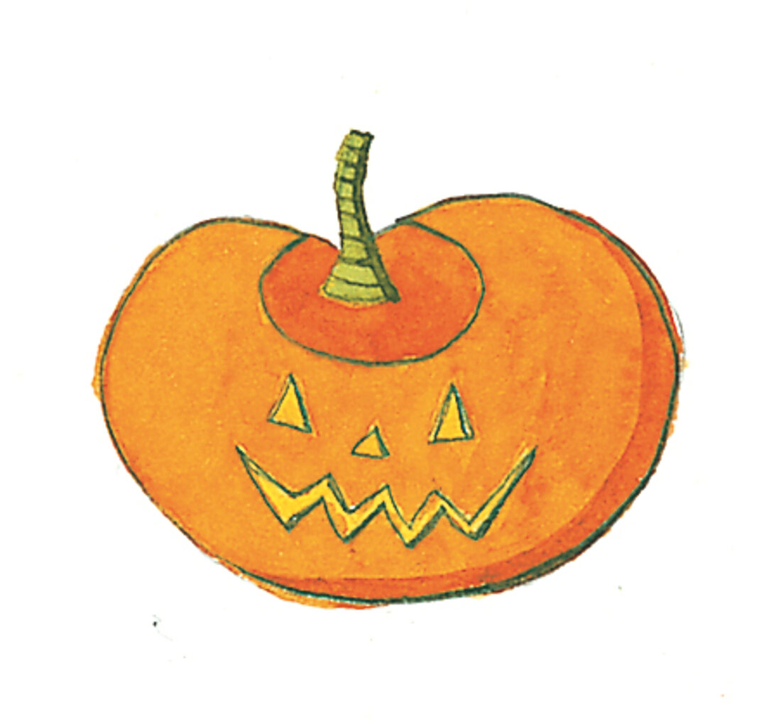 Kürbis, Illustration Halloween