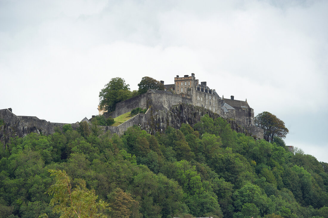 Schottland, Blick auf Stirling Castl e