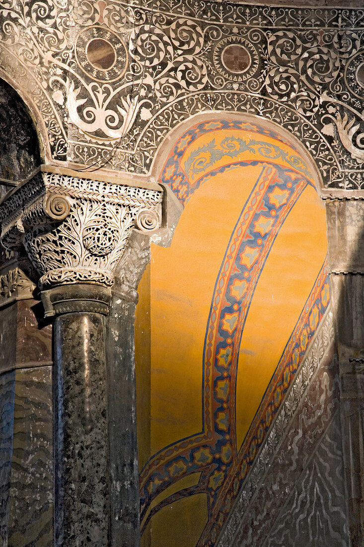 Istanbul: Hagia Sophia, Aya Sofya, Sophienkirche, Mosaik