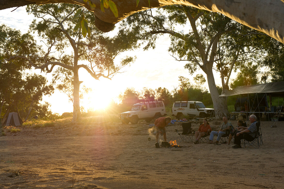 Australien, Alice Springs, Camp am Ormiston Creek, Lara Pinta, Outback