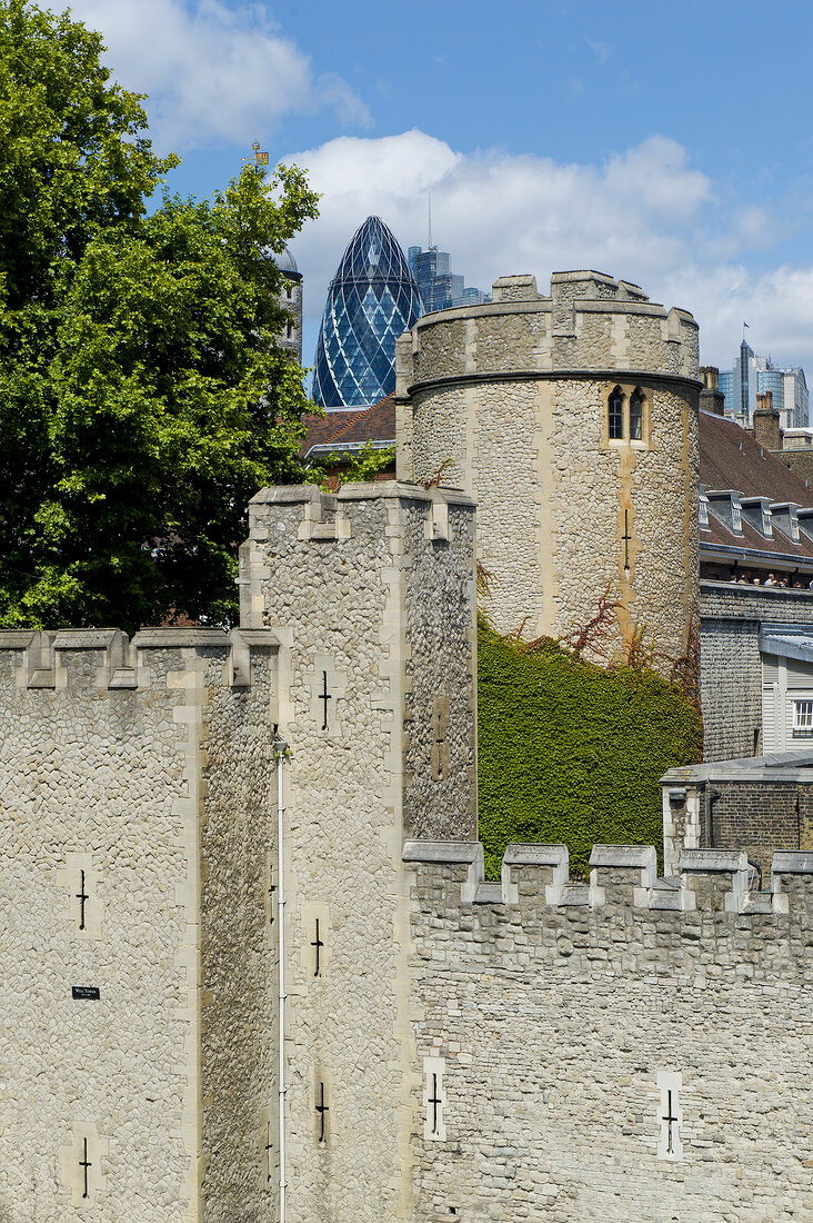 View of Her Majesty's Royal Palace and Fortress, London, UK