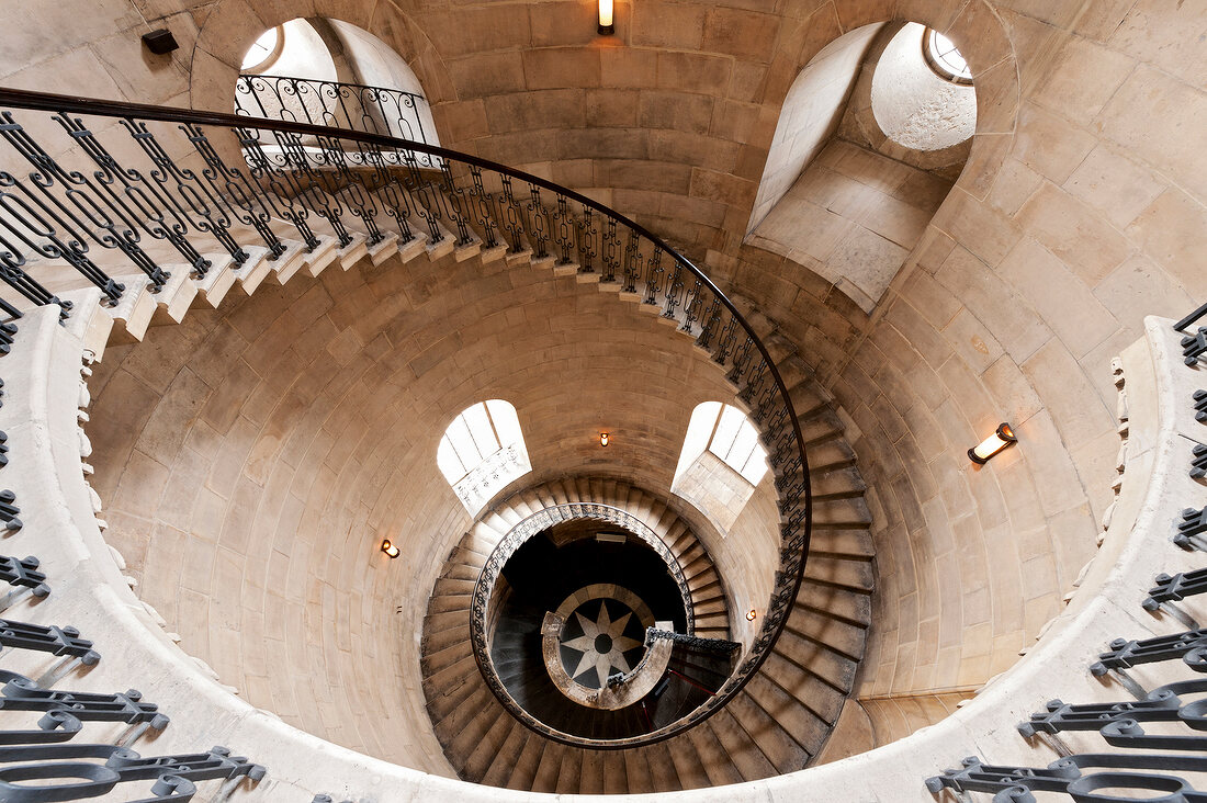 Staircase of St Paul's Cathedral in City of London, London