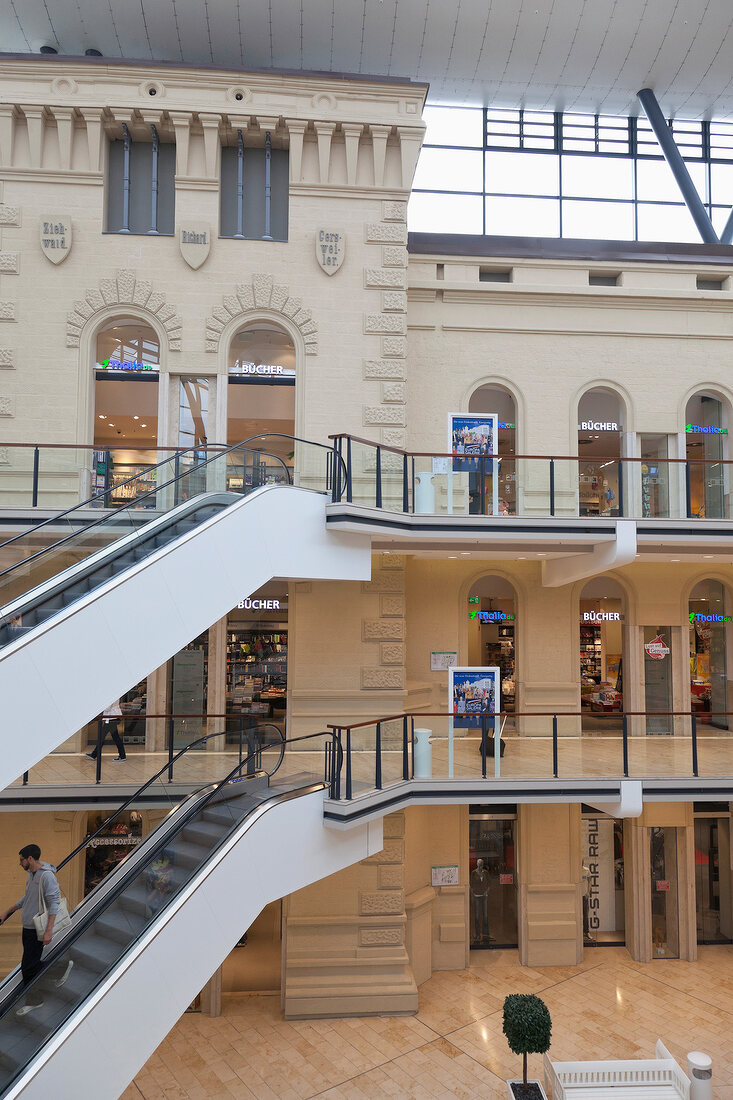 Interior of Europa Gallery in Saarbrucken, Saarland, Germany