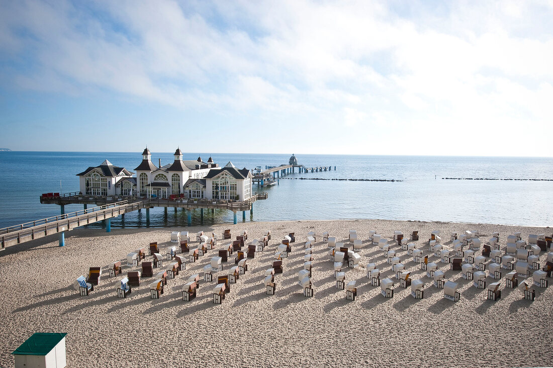 Seebrücke Sellin, Ostseebad, Rügen, Deutschland