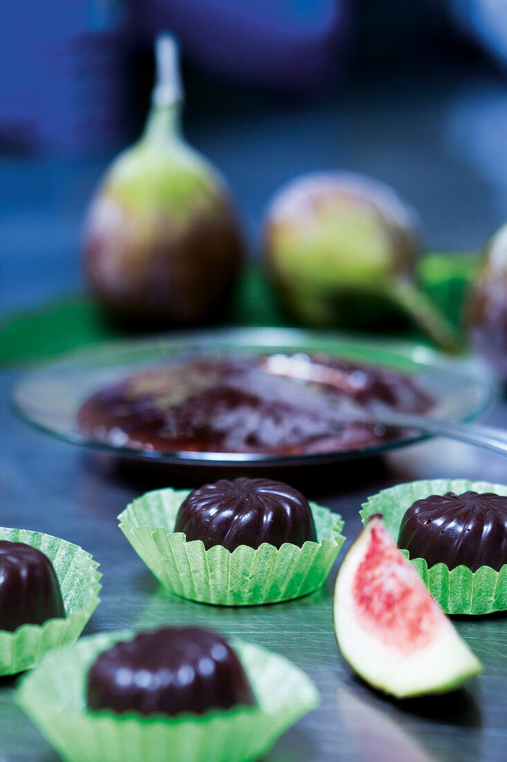 Fig chocolates in cafe Sixt at Neustadt