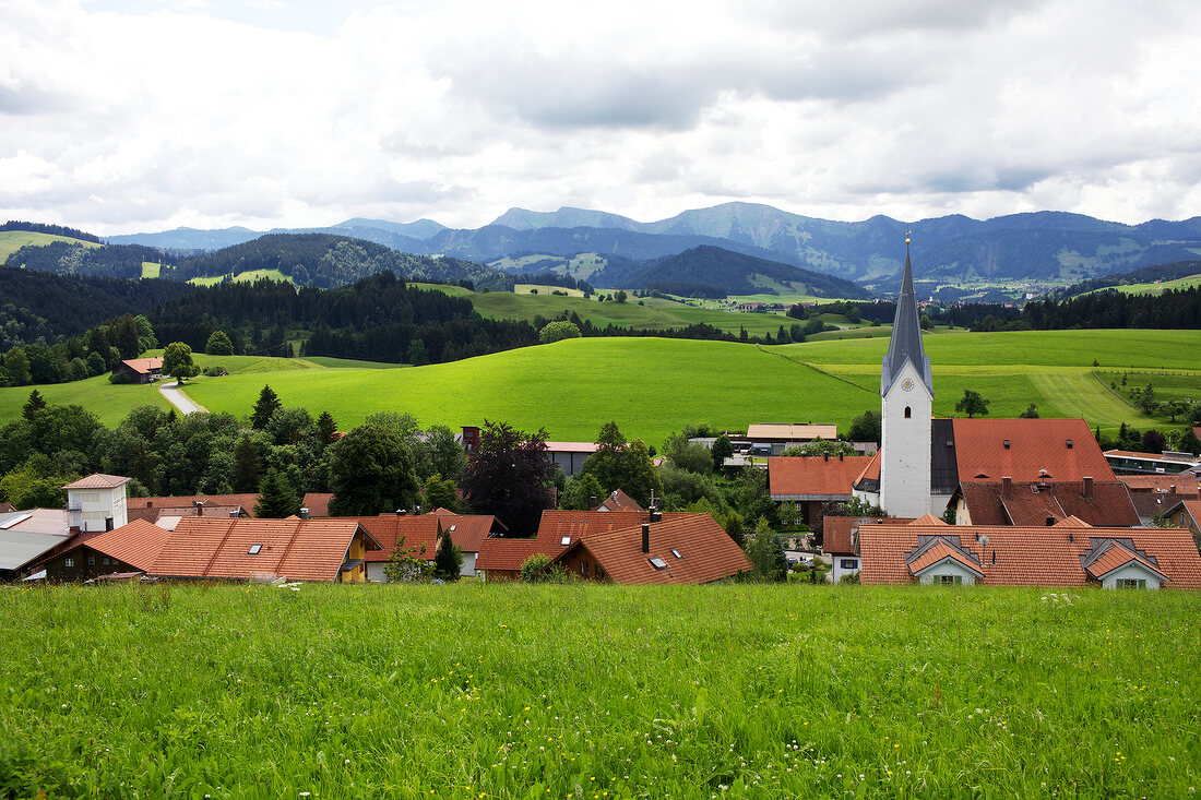 Blick auf Stiefenhofen, Lindau X 