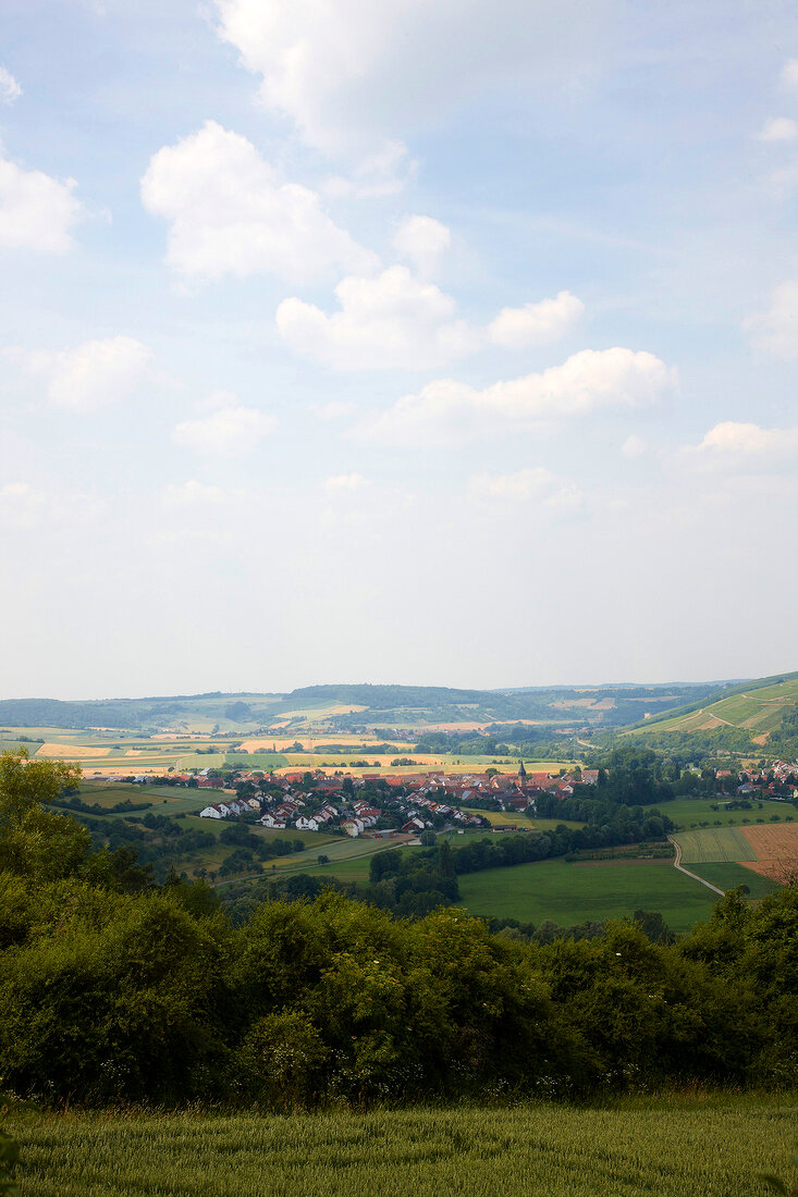 Weikersheim im Taubertal, Hohenlohe, Tauberfranken, Deutschland