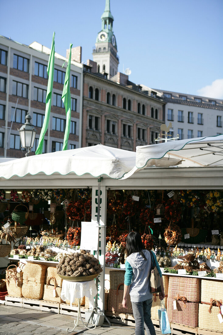 Viktualienmarkt München Bayern