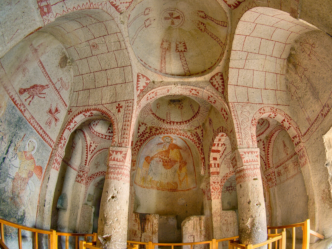 Kappadokien: Anatolien, Göreme, Freilichtmuseum, Barbarakirche