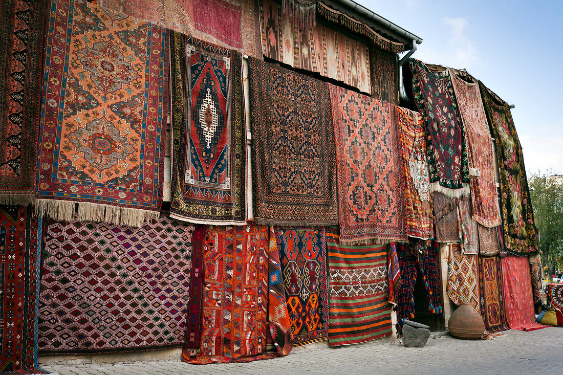 Carpet shop in Goreme, Anatolia, Cappadocia, Turkey