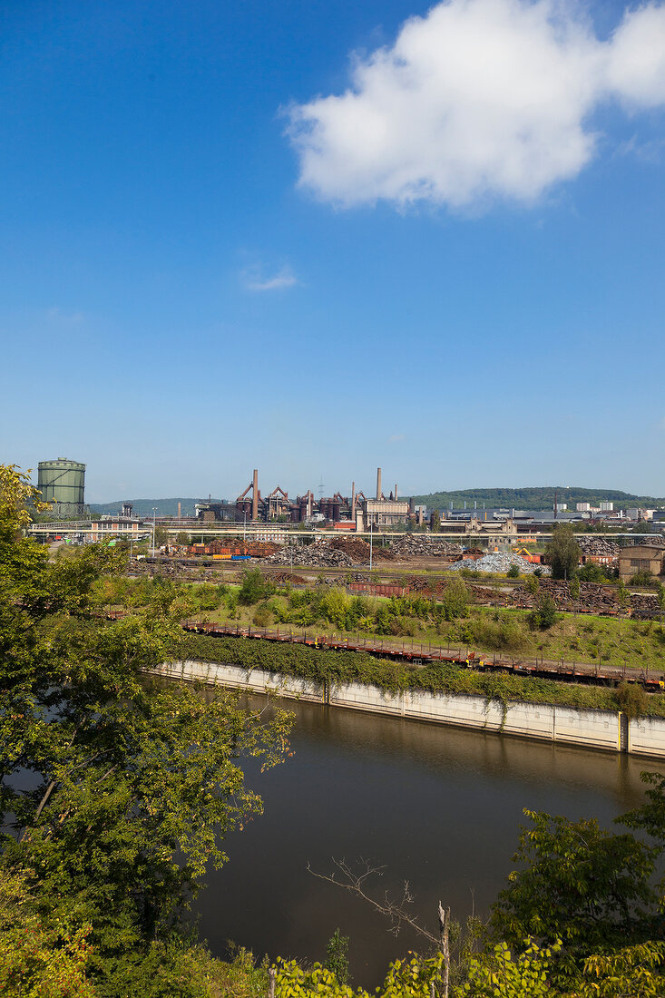 Saarland, Saar, Völklingen, Völklinger Hütte, Industriedenkmal