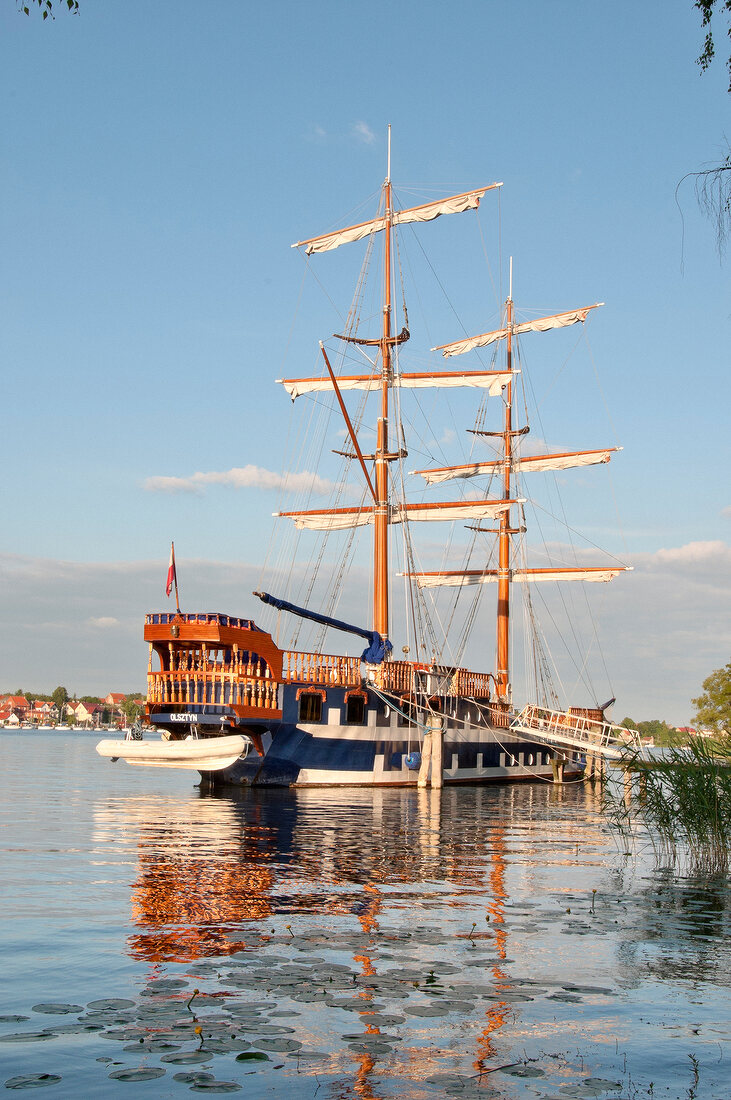 Mazury Chopin in lake in Mikolajki, Warmia-Masuria, Poland