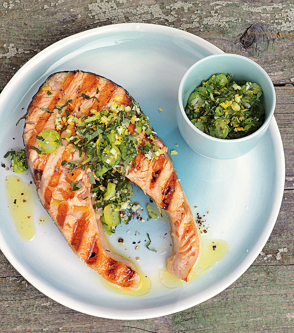 BBQ Basics, Fischkoteletts mit Gremolata