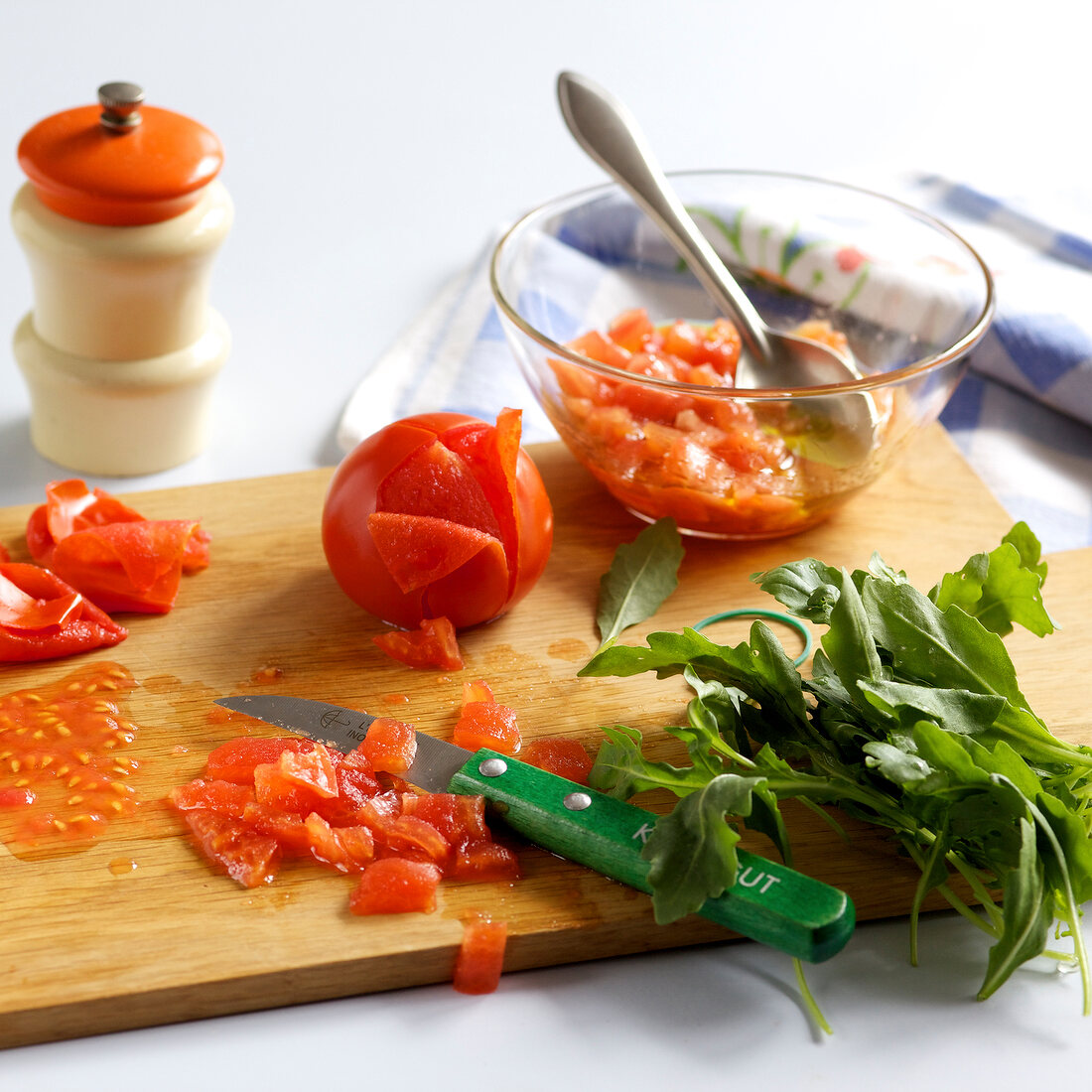 Kochkurs, Tomaten häuten und würfeln, Step 3