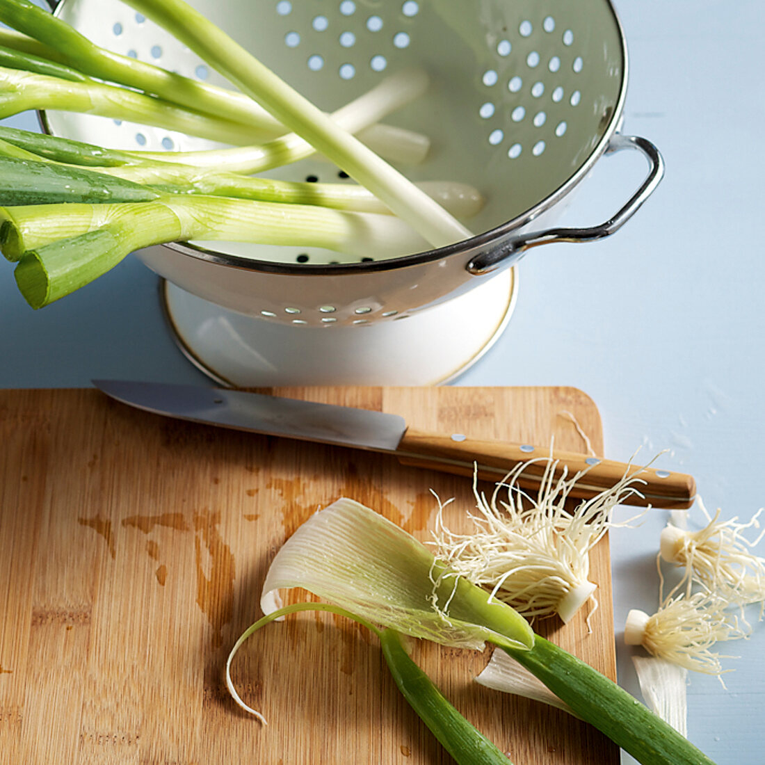 Kochkurs, Frühlingszwiebeln waschen, Step 2