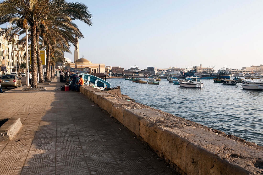 Ägypten, Fischereihafen von Alexandr ia