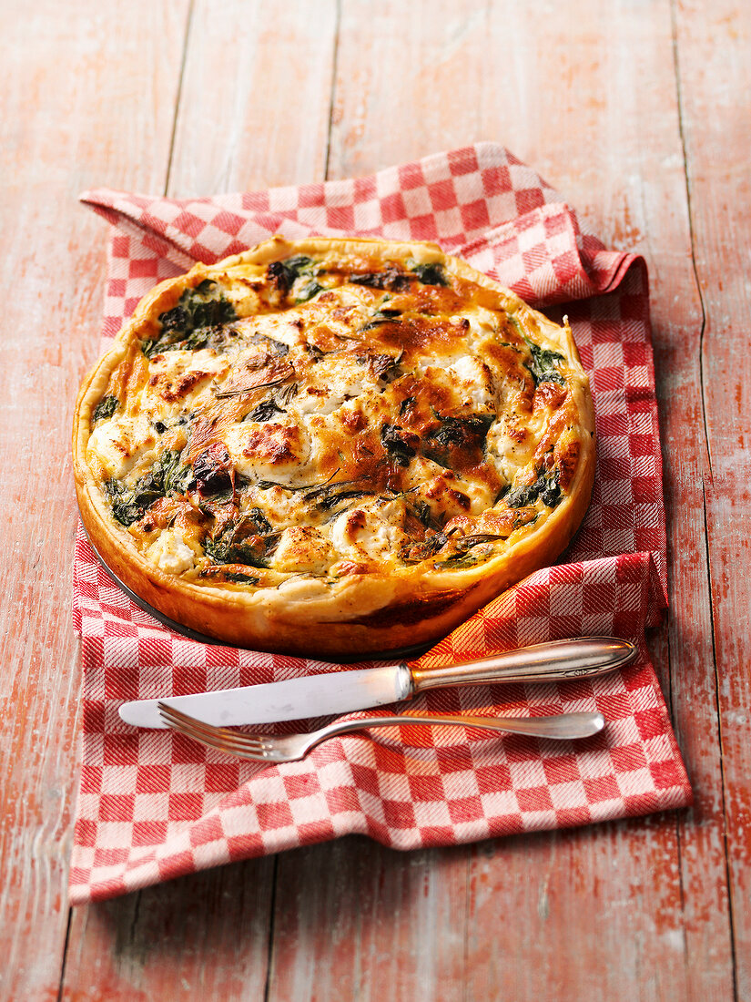 Wunschfigur, Spinat Ziegenkäse Quiche