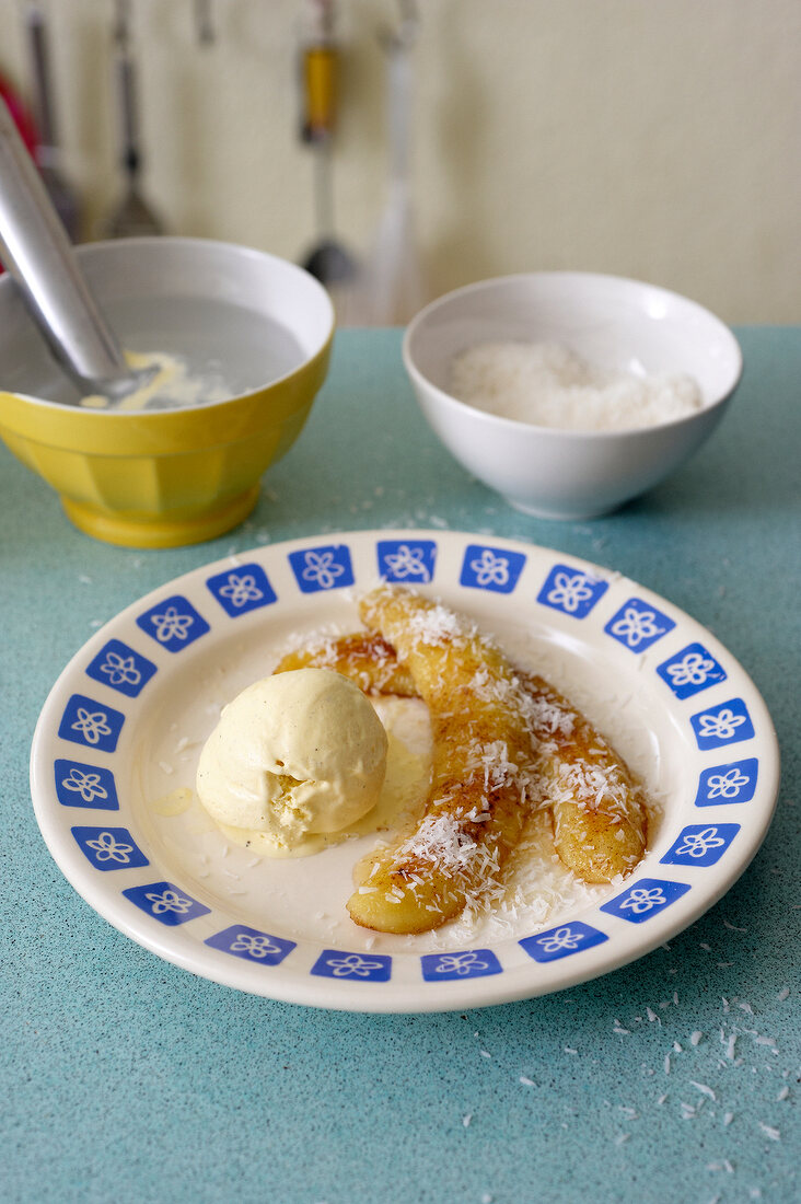 Studentenkochbuch, Gebackene Banane mit Honig